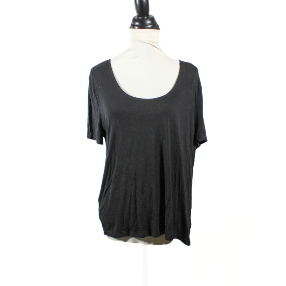 A New Day Black Classic Tee – Women’s XL, Soft & Stretchy